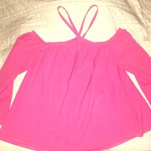 Super cute off the shoulder top